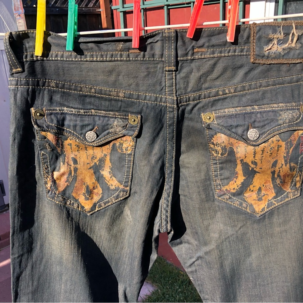 Blue MEK Denim Jeans Worn Once